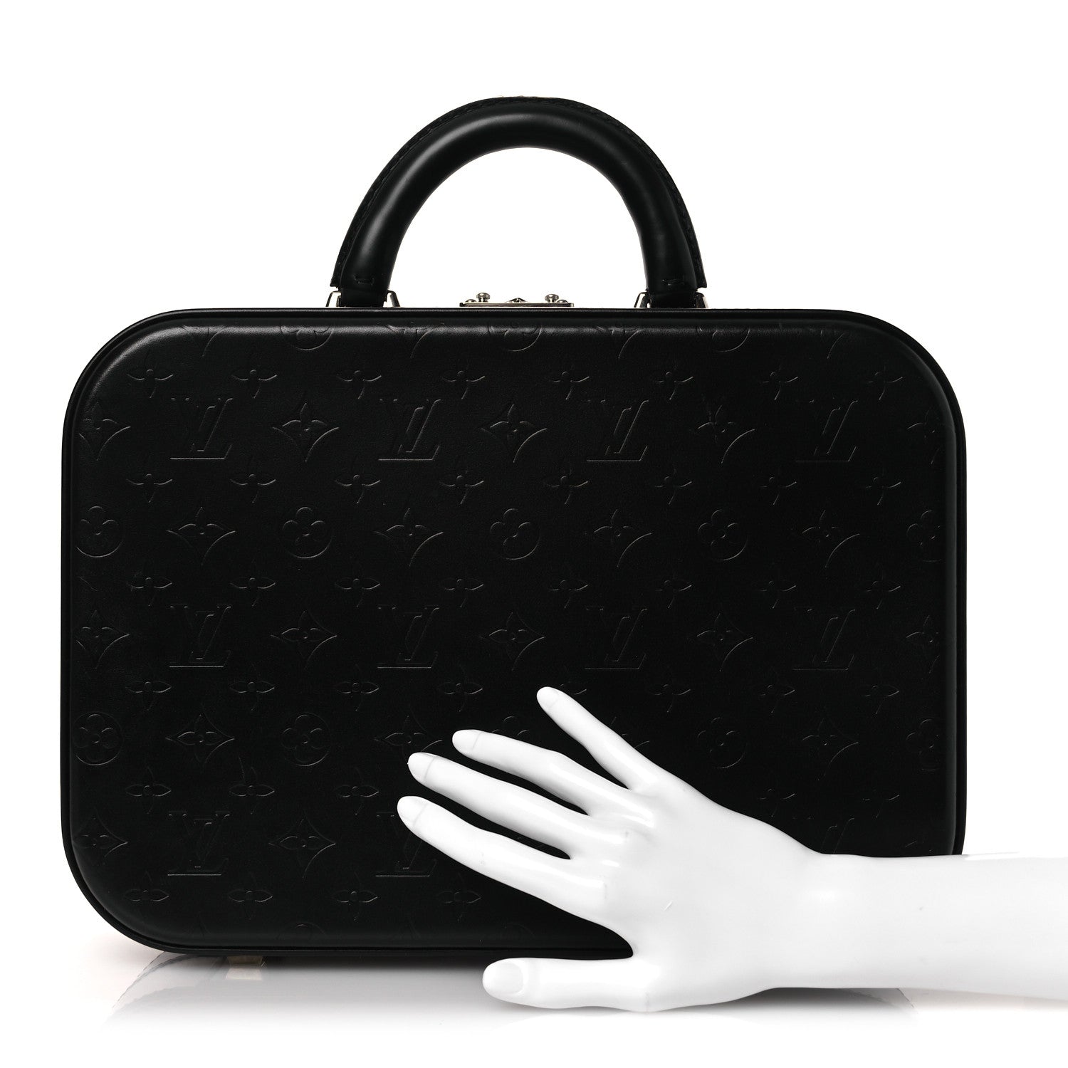 Louis Vuitton ブラック ケース Louis Vuitton Monogram Glace Valisette MM Black 1874837 – FASHIONPHILE