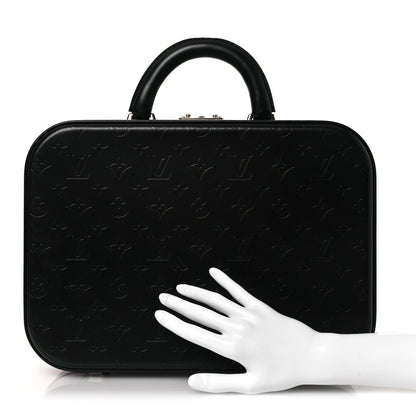 Louis Vuitton Monogram Glace Valisette MM Black 2 of 13