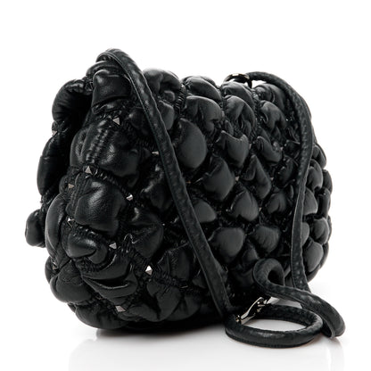 Valentino Garavani Nappa Medium Spikeme Shoulder Bag Black 3 of 11