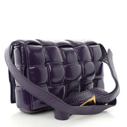 Bottega Veneta Textured Deerskin Maxi Intrecciato Padded Cassette Crossbody Bag Raisin 3 of 12