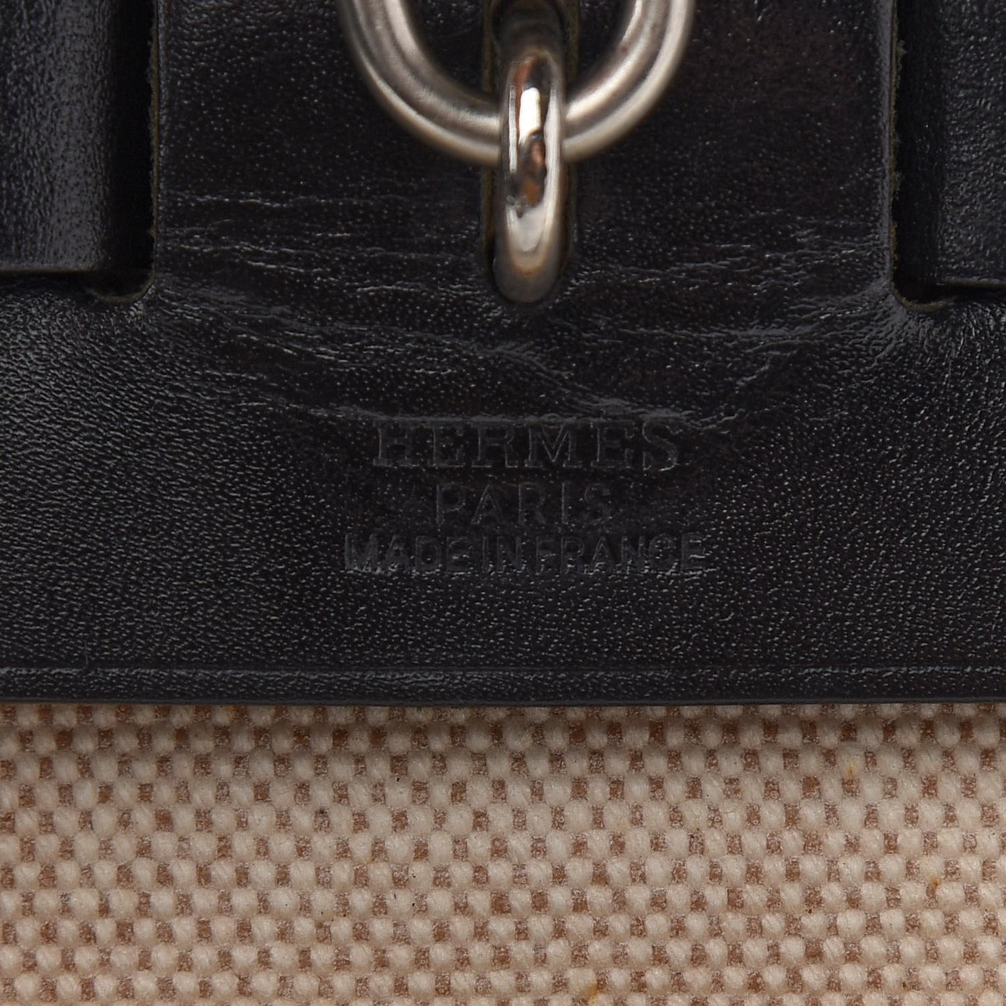 Toile Barenia Herbag 30 PM Natural Black