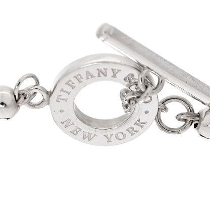 Tiffany Sterling Silver 4mm Beads Toggle Bracelet 3 of 4