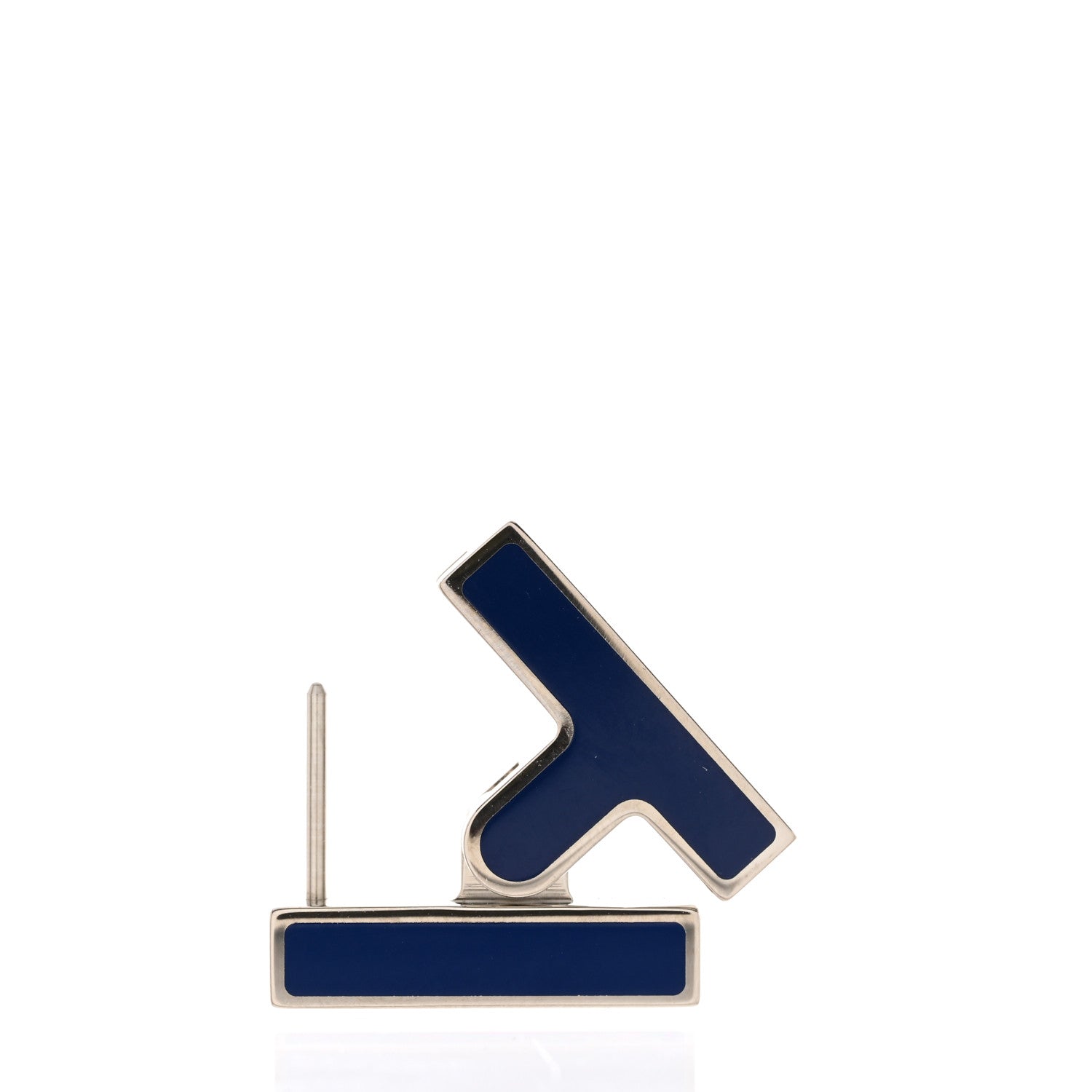 Hermes Palldiaum Habascule Single Eariring Bleu Saphir 4 of 5