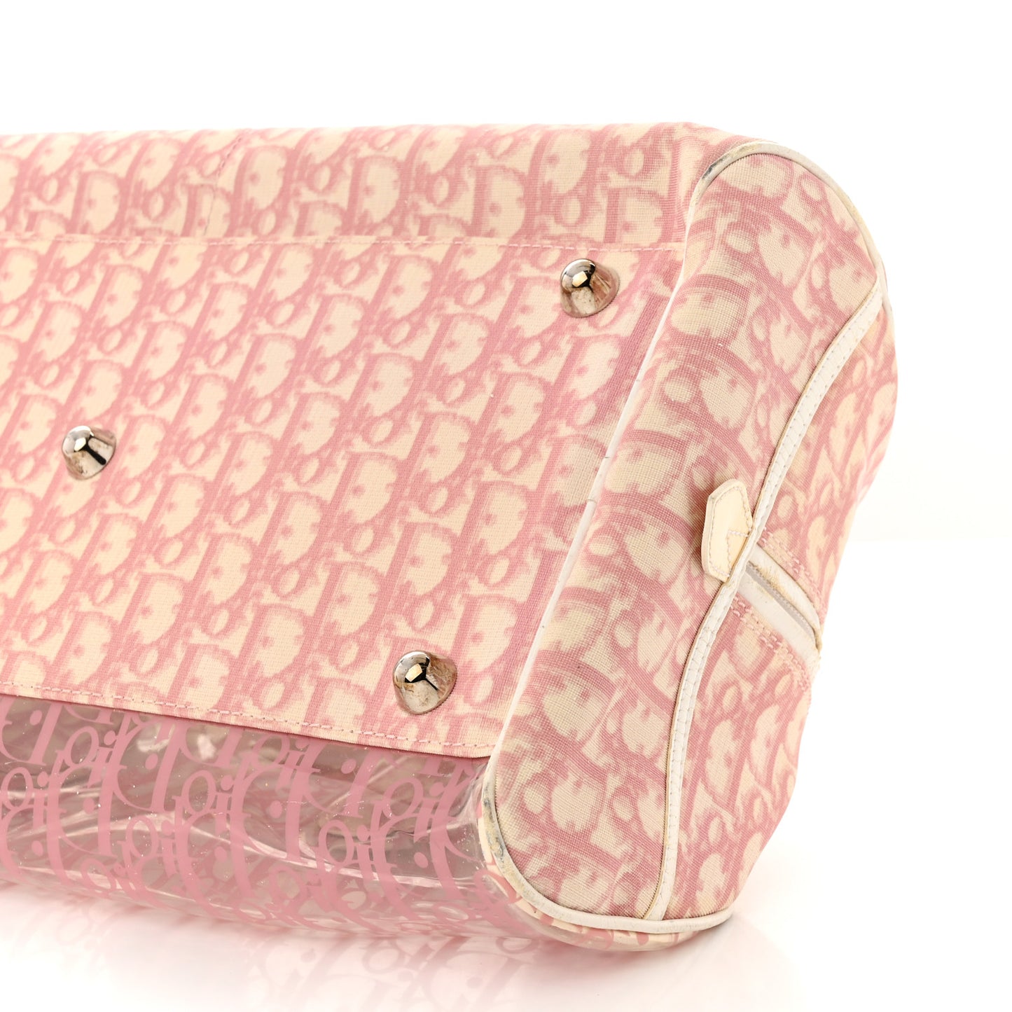 Monogram PVC Bowler Pink