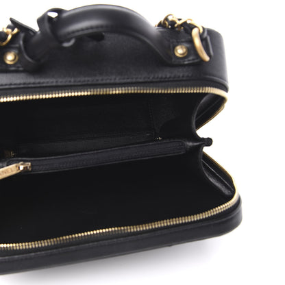 Chanel Caviar Quilted Medium CC Filigree Vanity Case Black 5 of 10