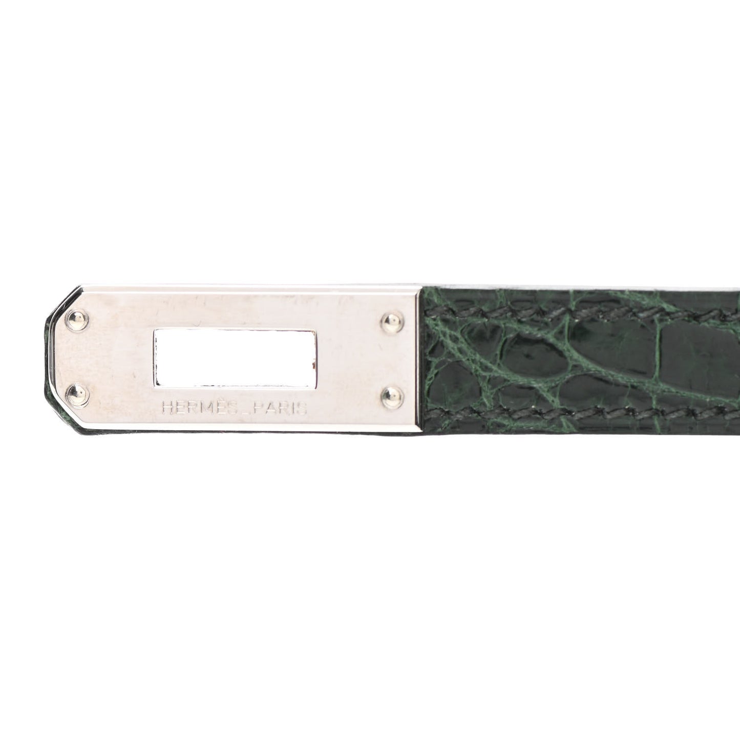 Shiny Niloticus Crocodile Birkin 25 Vert Fonce