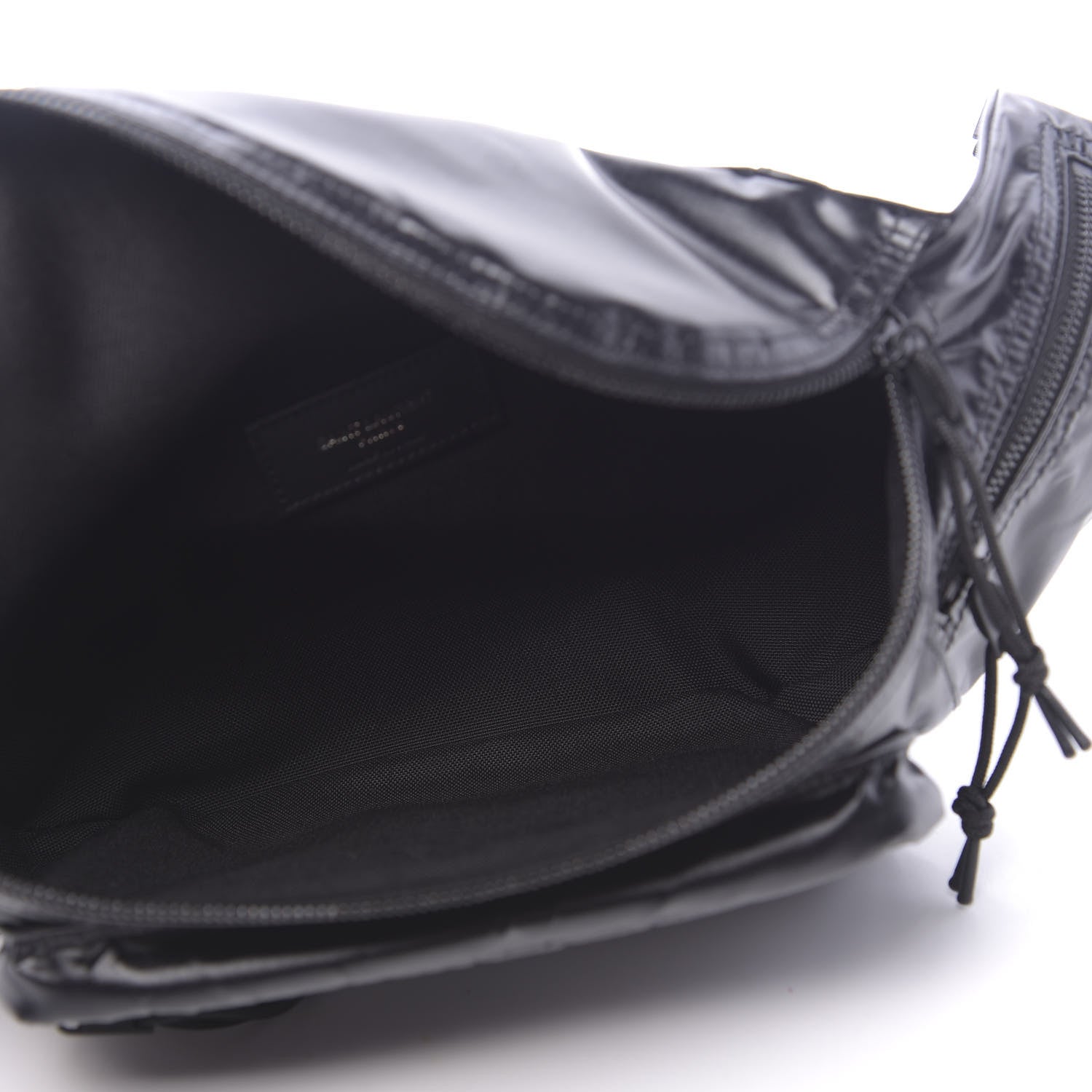 Saint Laurent Nylon Logo Ripstop Body Belt Bag Black 5 of 9