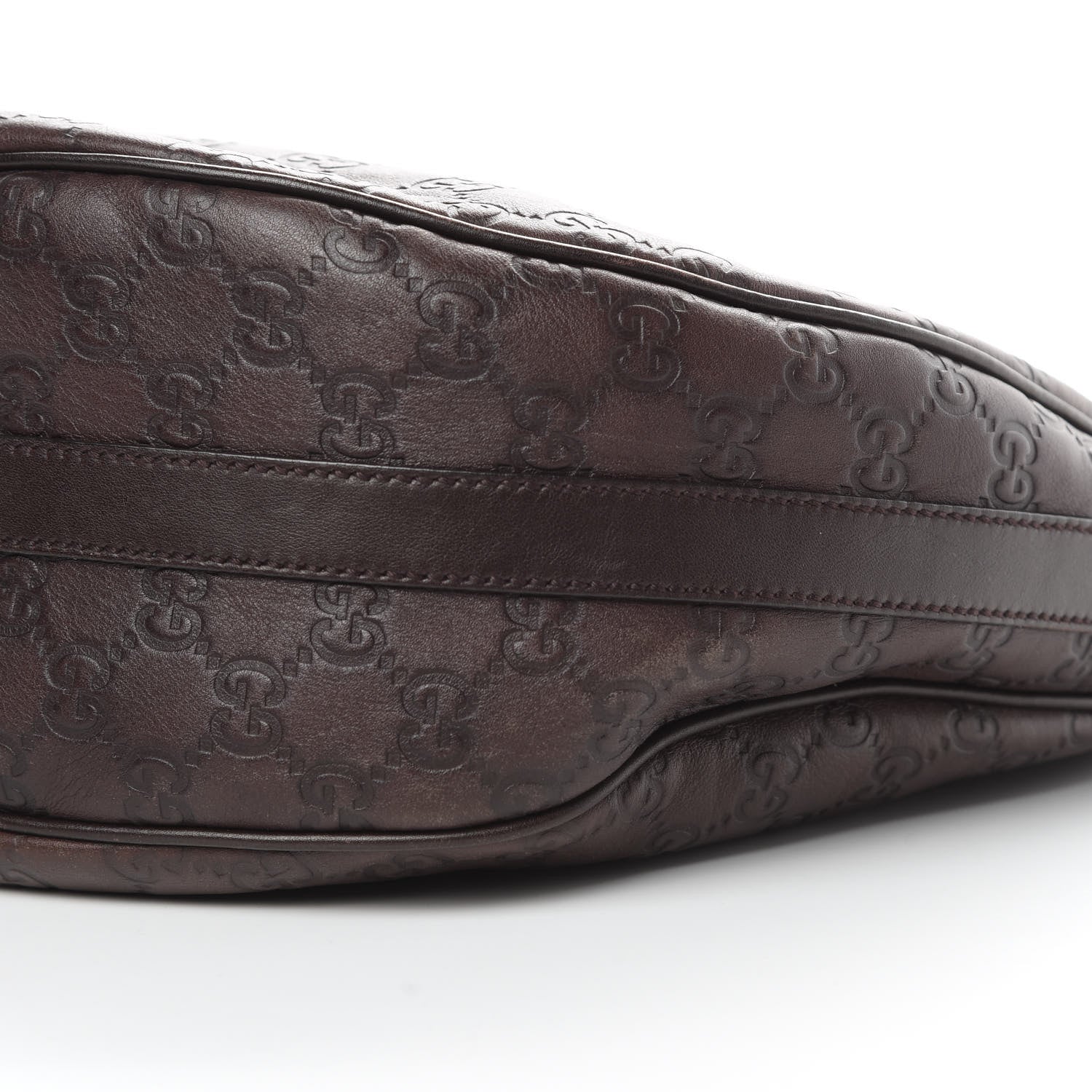 Gucci Guccissima Medium GG Twins Hobo Dark Brown 10 of 12