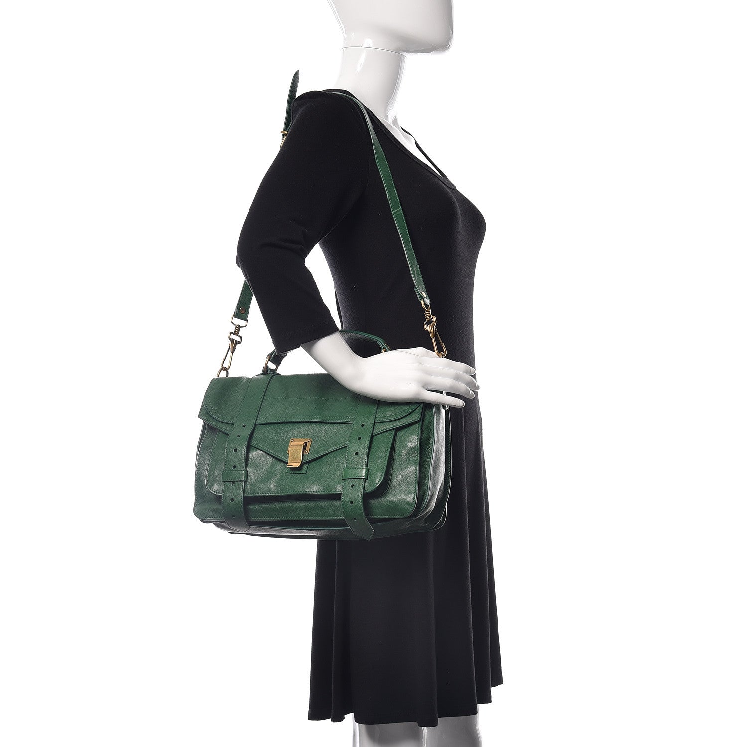 Proenza Schouler Lambskin Medium PS1 Satchel Watermelon 3 of 13