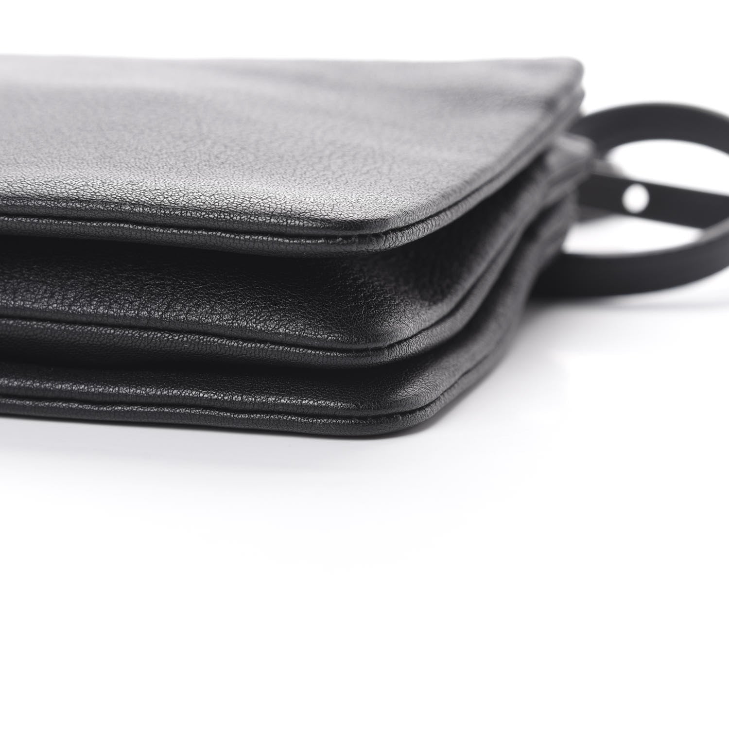 Celine Lambskin Small Trio Crossbody Bag Black 11 of 11