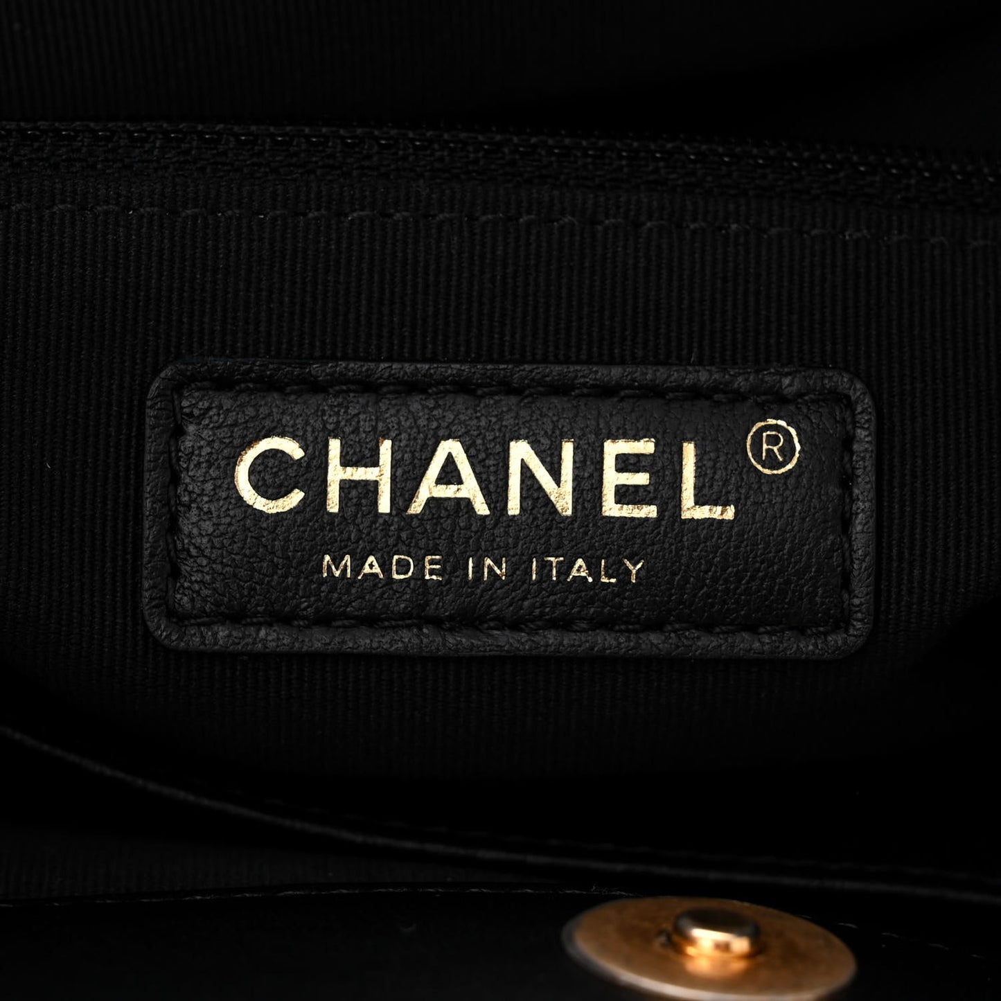 Tweed Houndstooth Quilted Small Wavy CC Hobo Black White