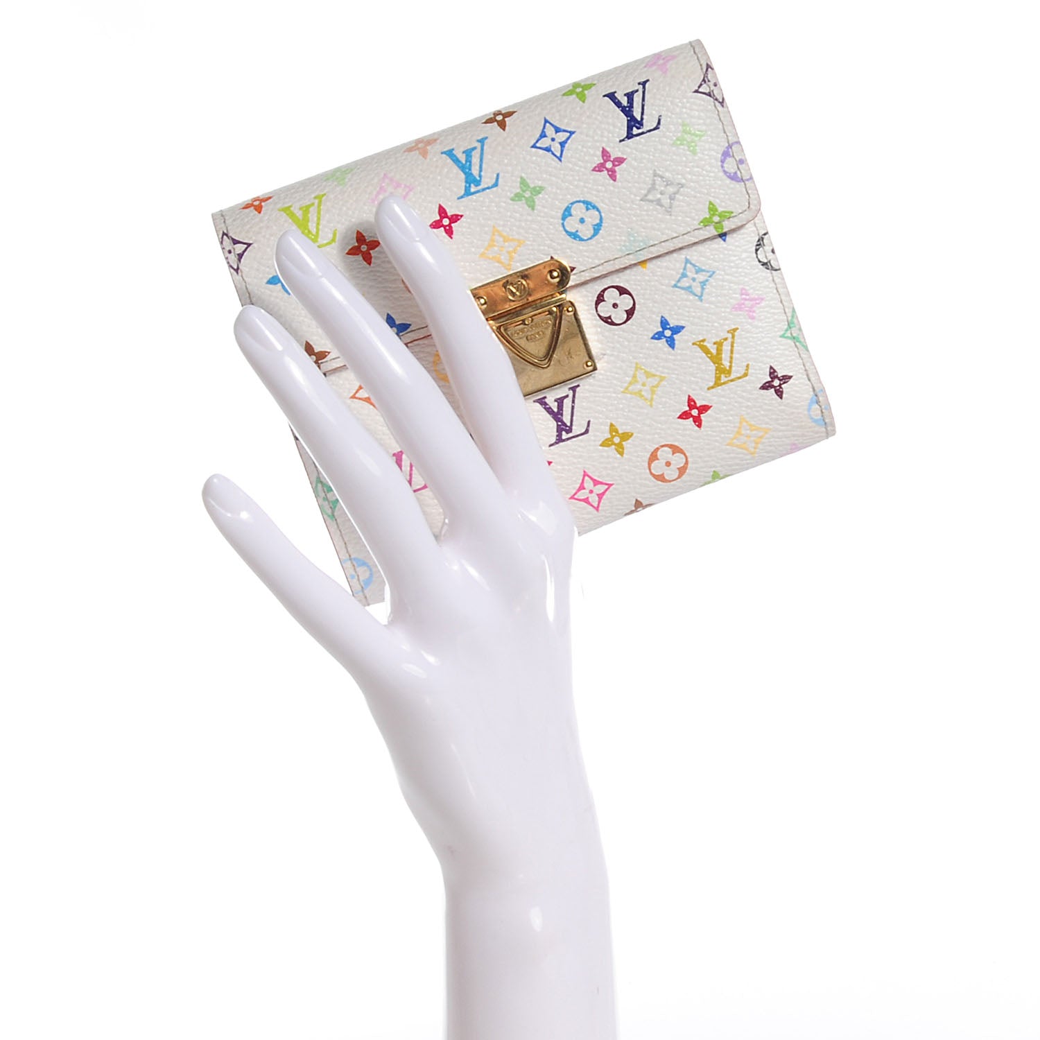 Louis Vuitton Monogram Multicolor Koala Wallet White 2 of 7