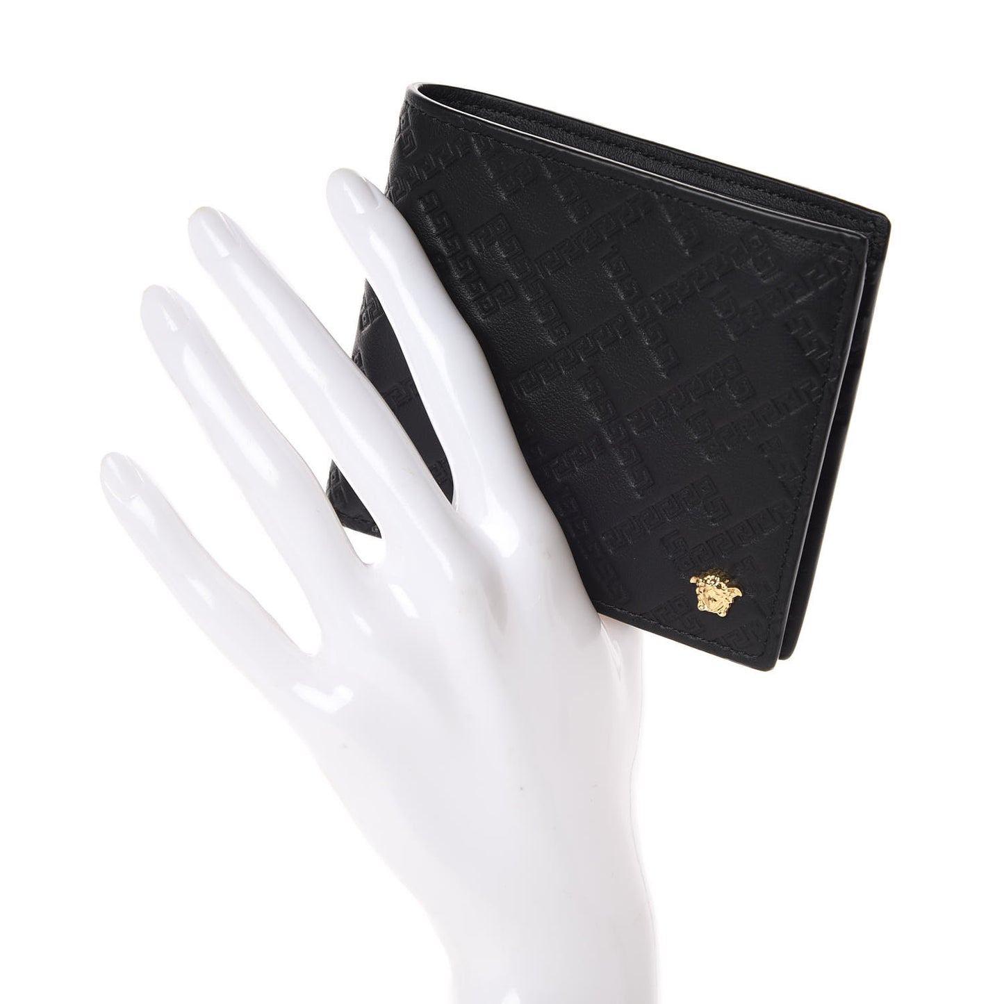 Nappa Logo Bi-Fold Wallet Black