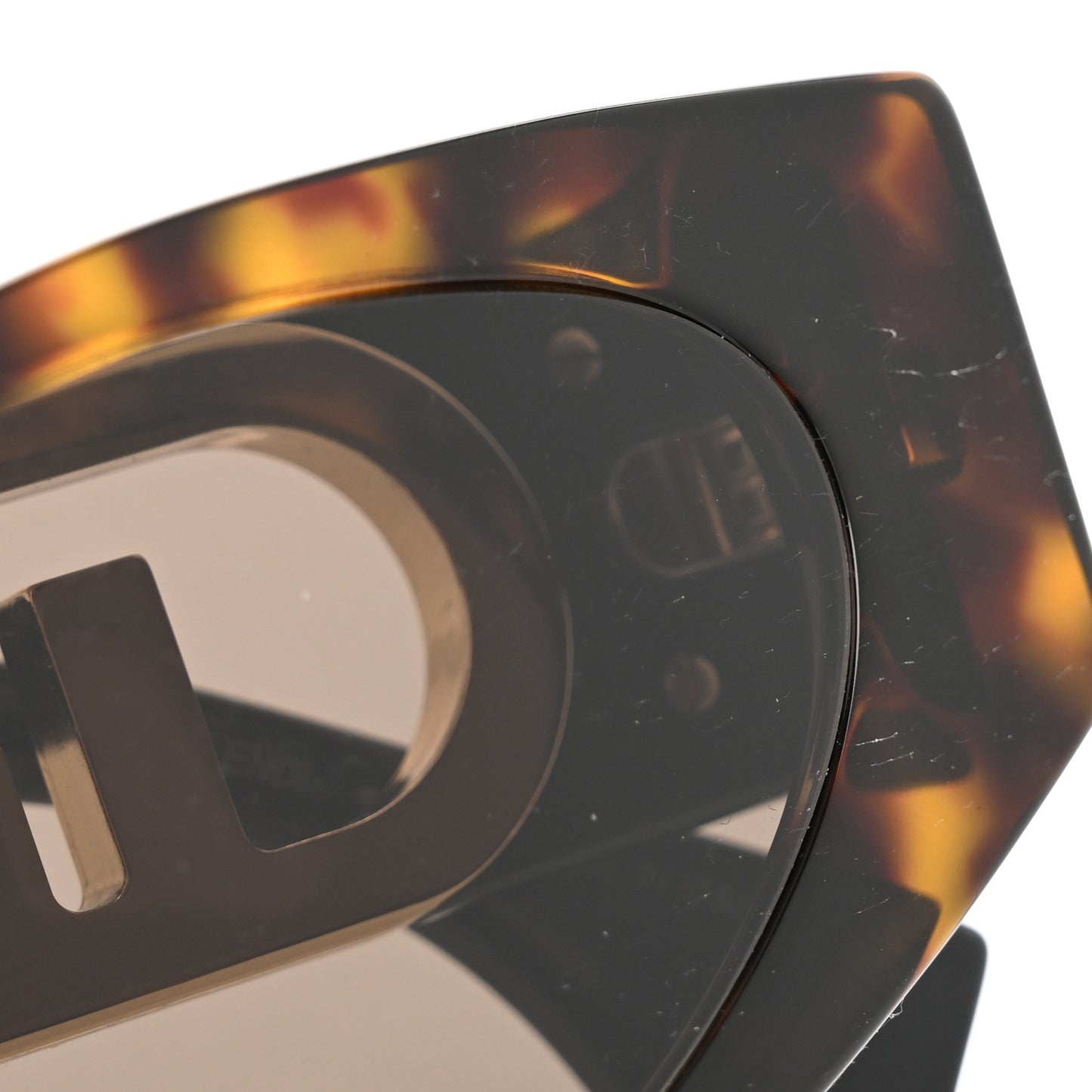 Acetate O'Lock Cat Eye Sunglasses FE40049I Tortoise Black