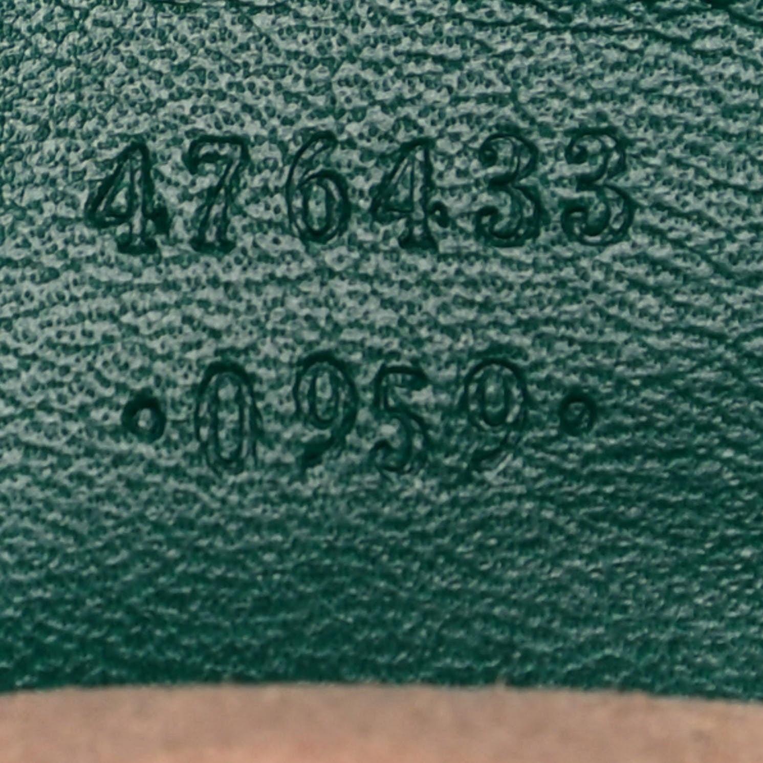 Gucci Calfskin Matelasse Super Mini GG Marmont Shoulder Bag Emerald Green 7 of 11