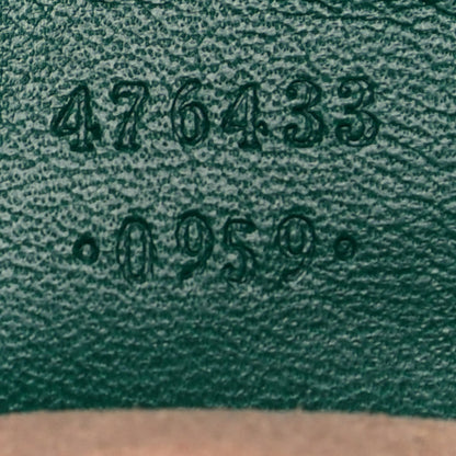 Gucci Calfskin Matelasse Super Mini GG Marmont Shoulder Bag Emerald Green 7 of 11