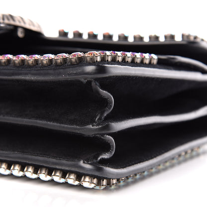 Gucci Suede Crystal Small Dionysus Shoulder Bag Black 14 of 14