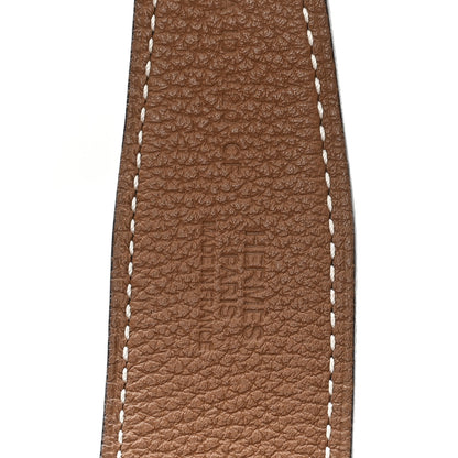 Hermes Box Togo 32mm Constance H Belt 80 32 Black Gold 3 of 4