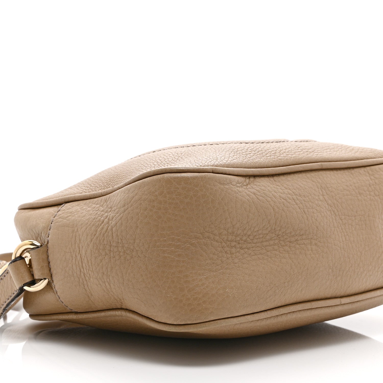 Gucci Pebbled Calfskin Small Soho Disco Bag Rose Beige 10 of 11