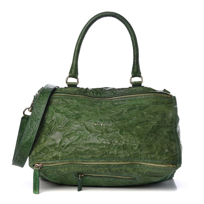Givenchy Tumbled Sheepskin Large Pandora Emerald 1 of 15