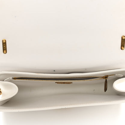 Dolce & Gabbana Calfskin Large Devotion Bag White 5 of 18