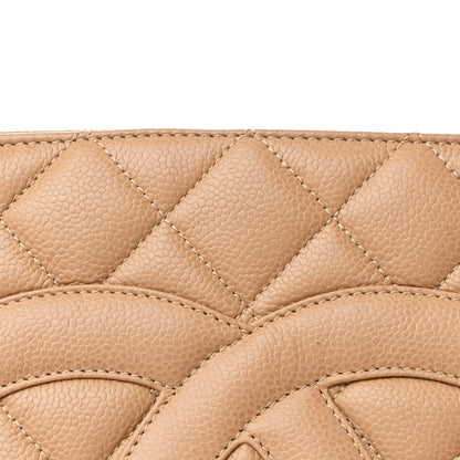 Chanel Caviar Quilted Medallion Tote Beige 8 of 11