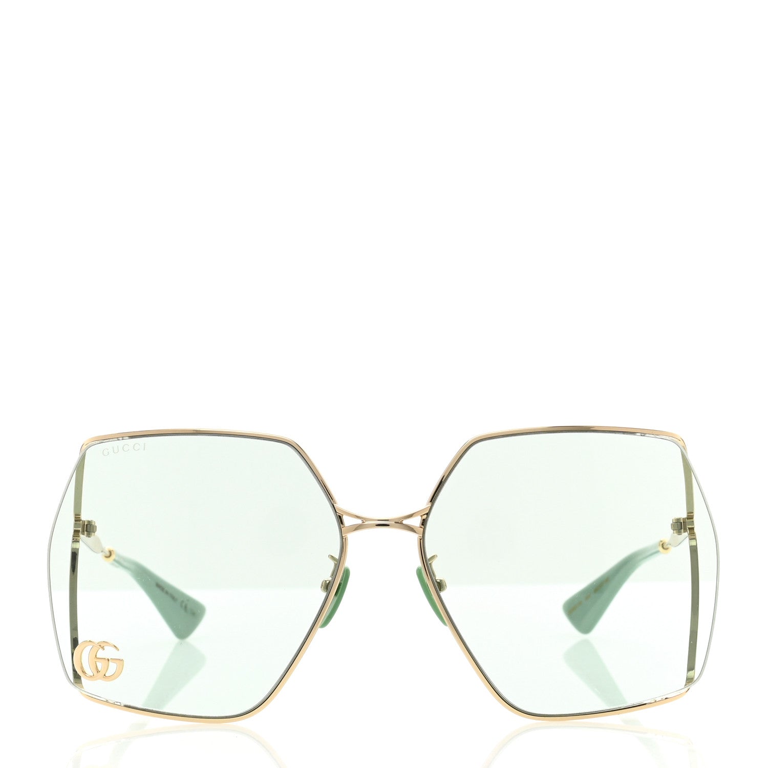 Gucci Metal Sunglasses GG0817S Green 2 of 7