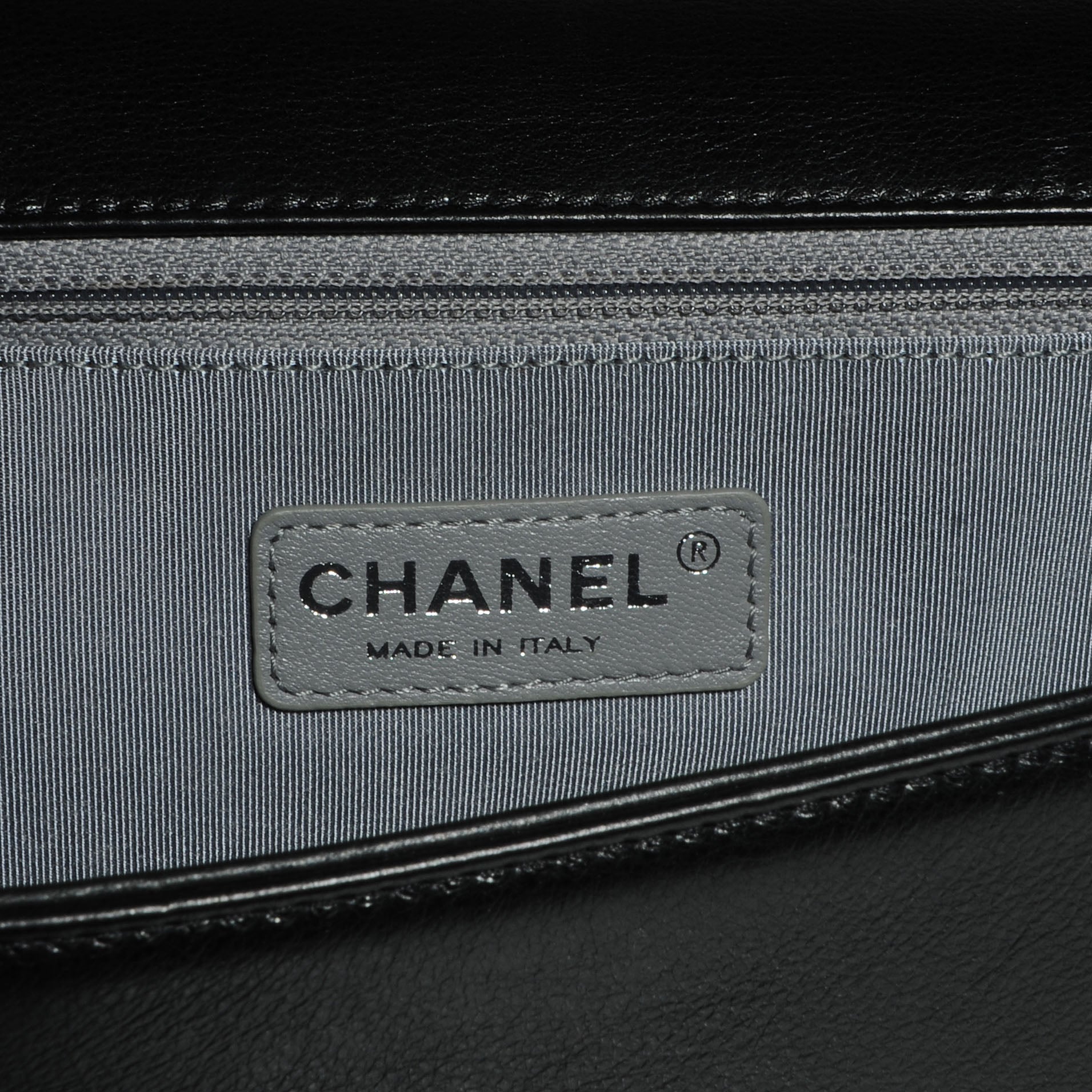 Chanel Lambskin Quilted Large Boy Flap Black 6 of 9