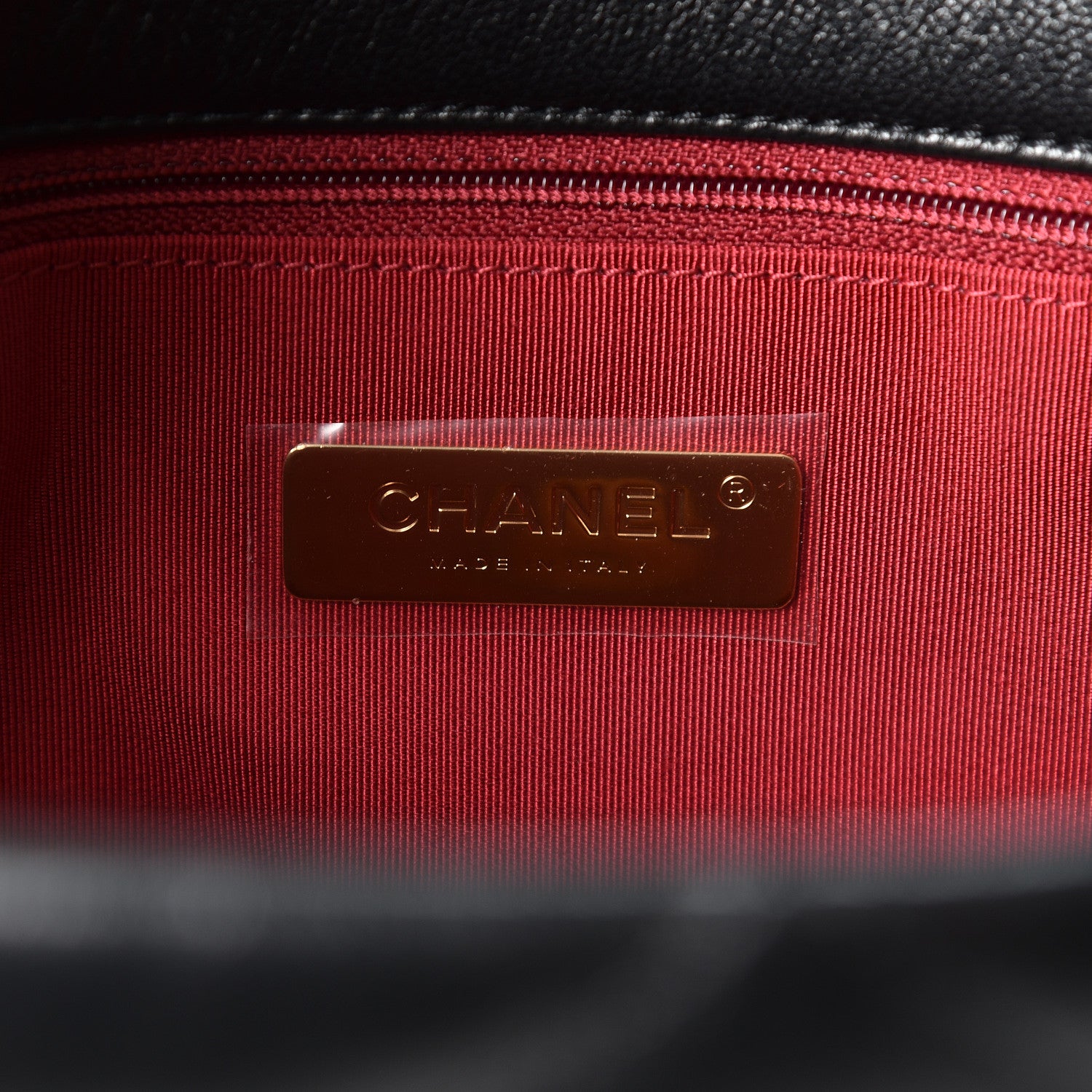Chanel Lambskin Quilted Large 19 Flap Black 5 of 10