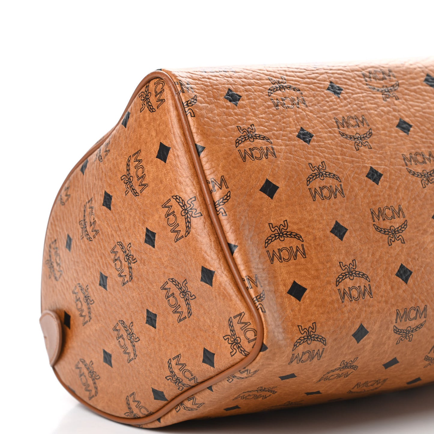 Visetos Dog Bone Boston Bag Cognac