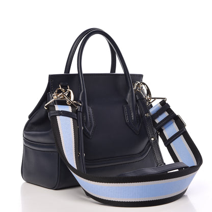 Versace Vitello Medium Palazzo Empire Bag Deep Blue 4 of 9