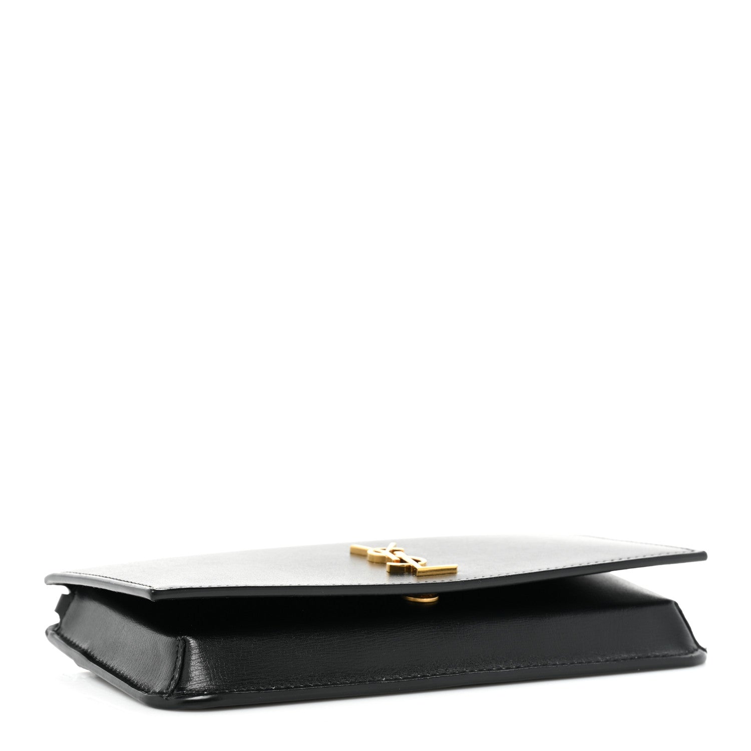Saint Laurent Smooth Calfskin Monogram Phone Holder Crossbody Black 4 of 9