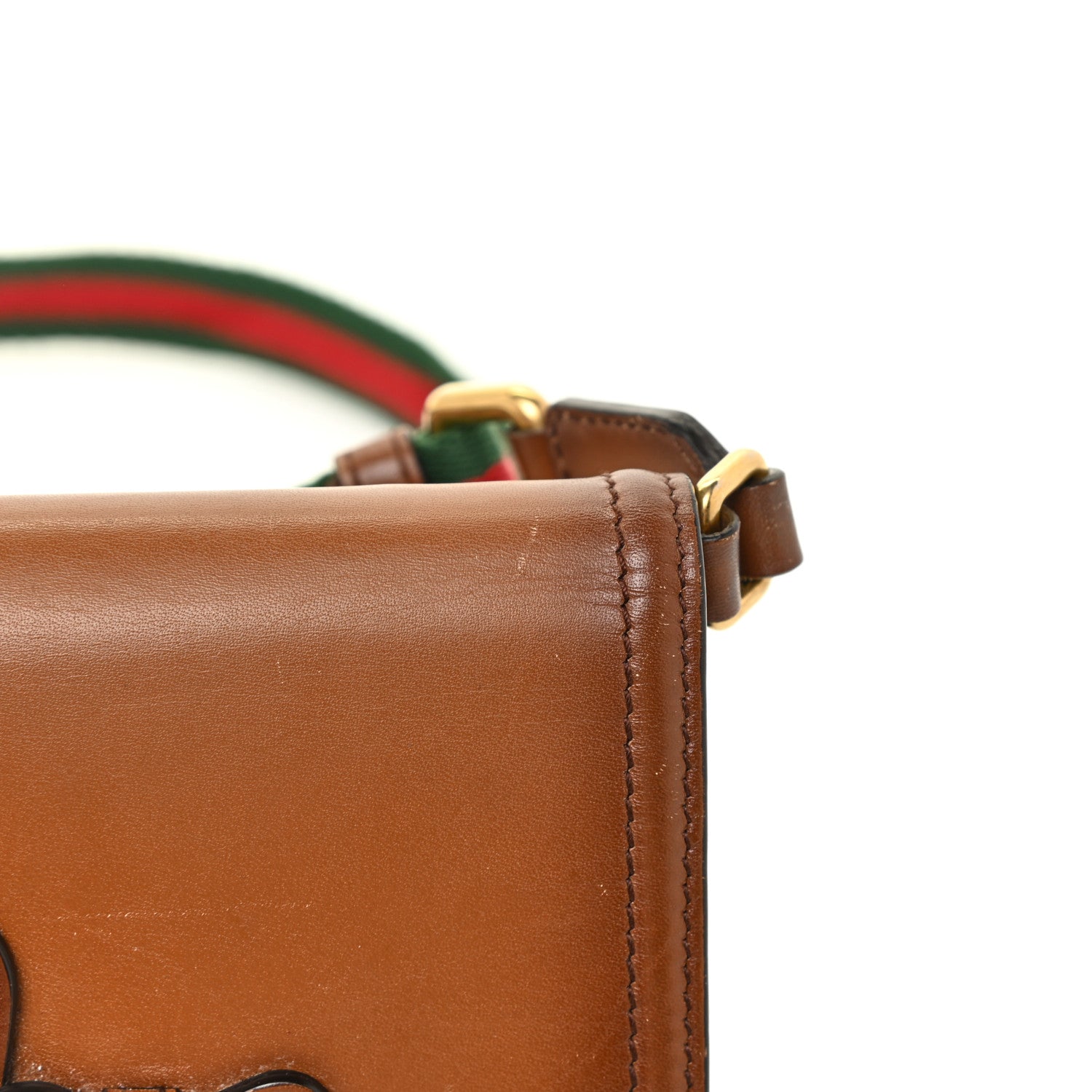 Gucci Calfskin Lady Web Convertible Wallet Cuir 22 of 26