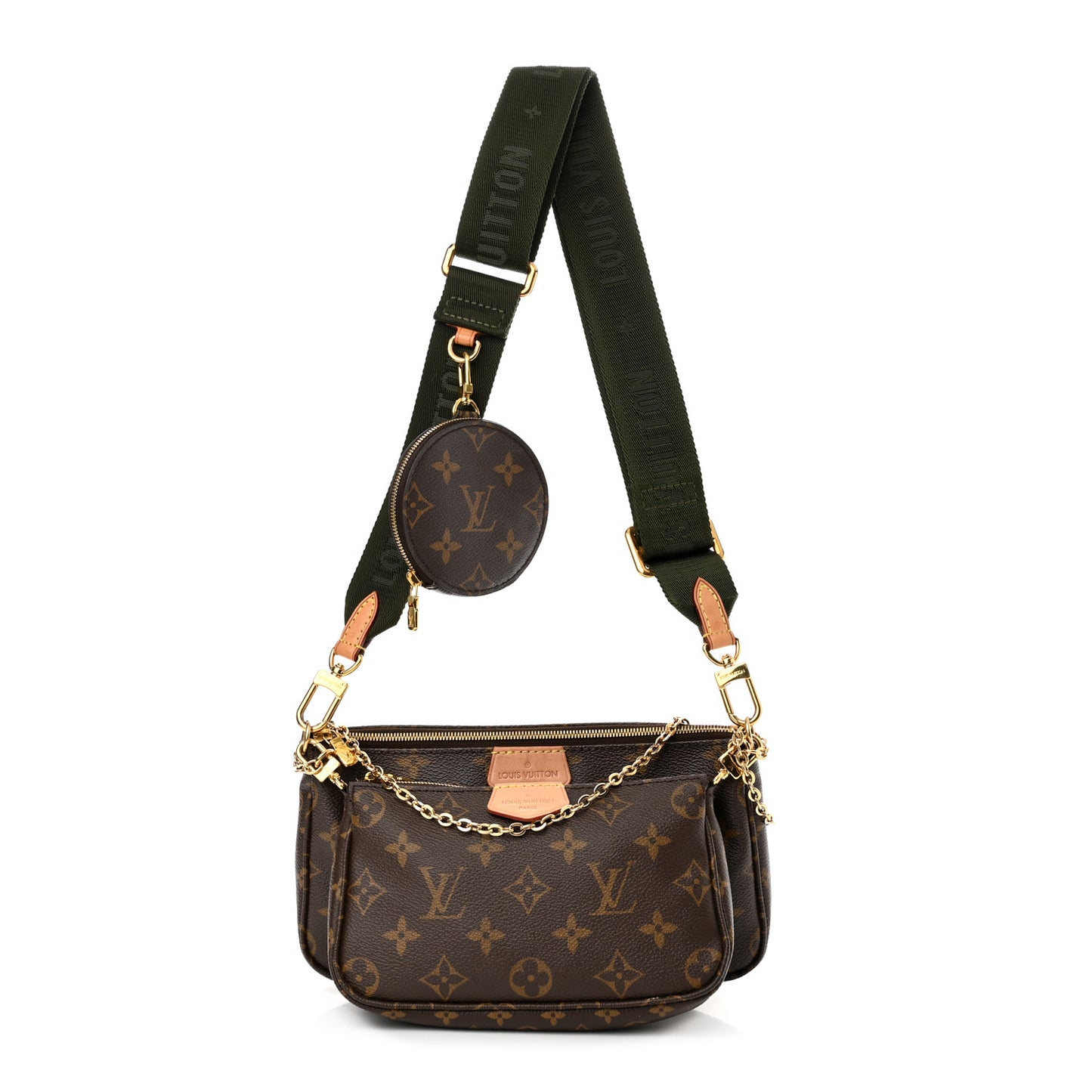 Monogram Multi Pochette Accessories Kaki