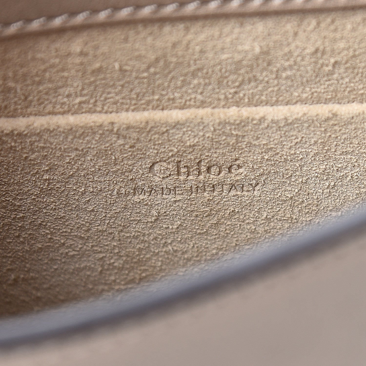 Chloe Calfskin Suede Small Nile Bracelet Bag Motty Grey 6 of 9