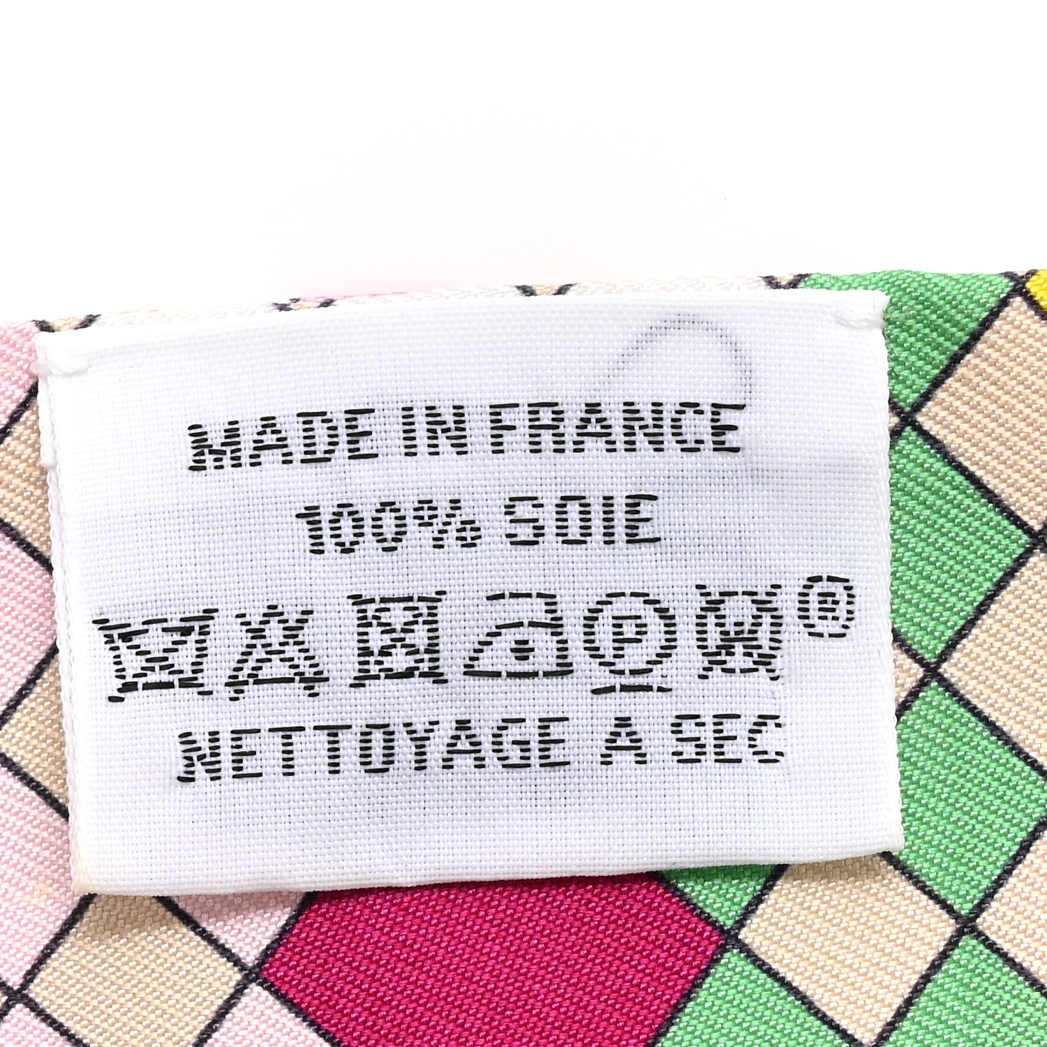 Hermes Silk Colliers De Chiens Remix Twilly Rose Vert Jaune Rose Vert Jaune 3 of 4