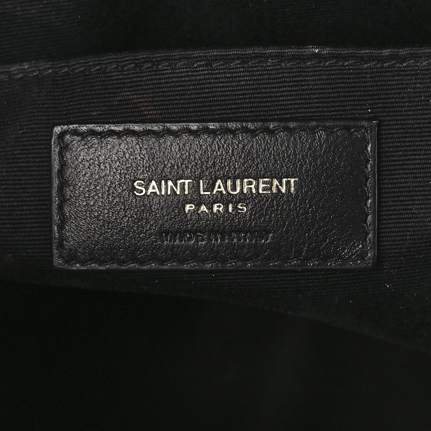 Saint Laurent Calfskin Matelasse Monogram Lou Camera Bag Black 6 of 11