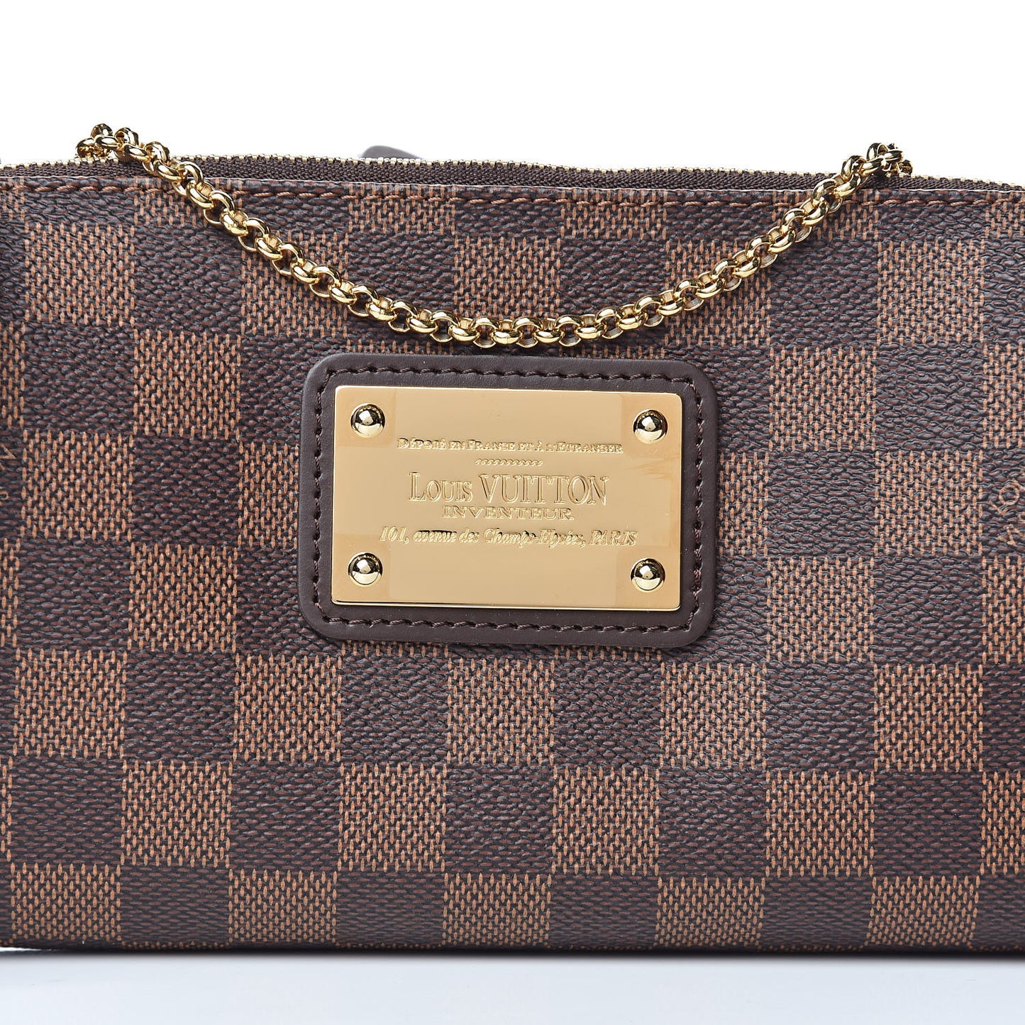Damier Ebene Eva Clutch