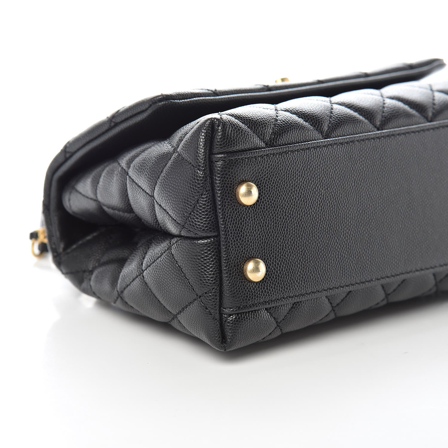 Chanel Caviar Quilted Mini Coco Handle Flap Black 8 of 10