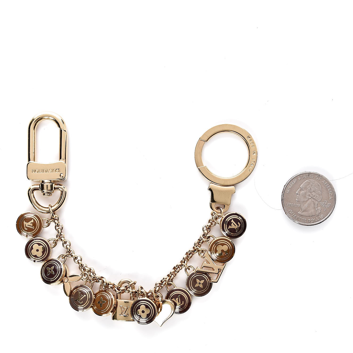 Louis Vuitton Pastilles Key Chain Bag Charm Brown 2 of 2