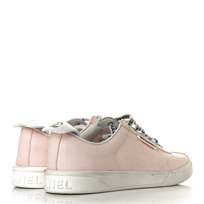 Chanel Canvas Womens Sneakers 36 Light Pink 3 of 7