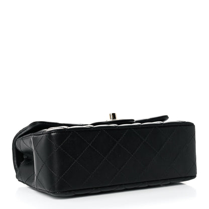 Chanel Lambskin Quilted Mini Rectangular Flap Black 4 of 11
