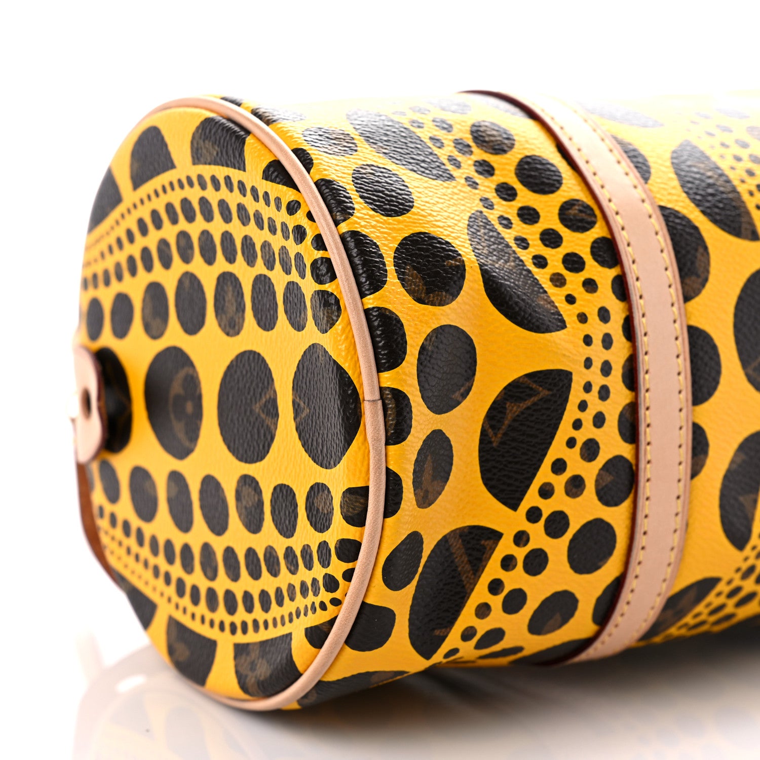 Louis Vuitton Monogram Kusama Pumpkin Dots Papillon 30 Yellow 8 of 11