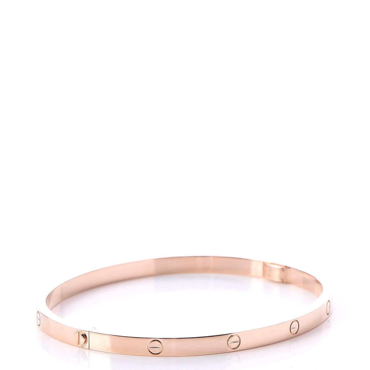 18K Pink Gold Small LOVE Bracelet 17