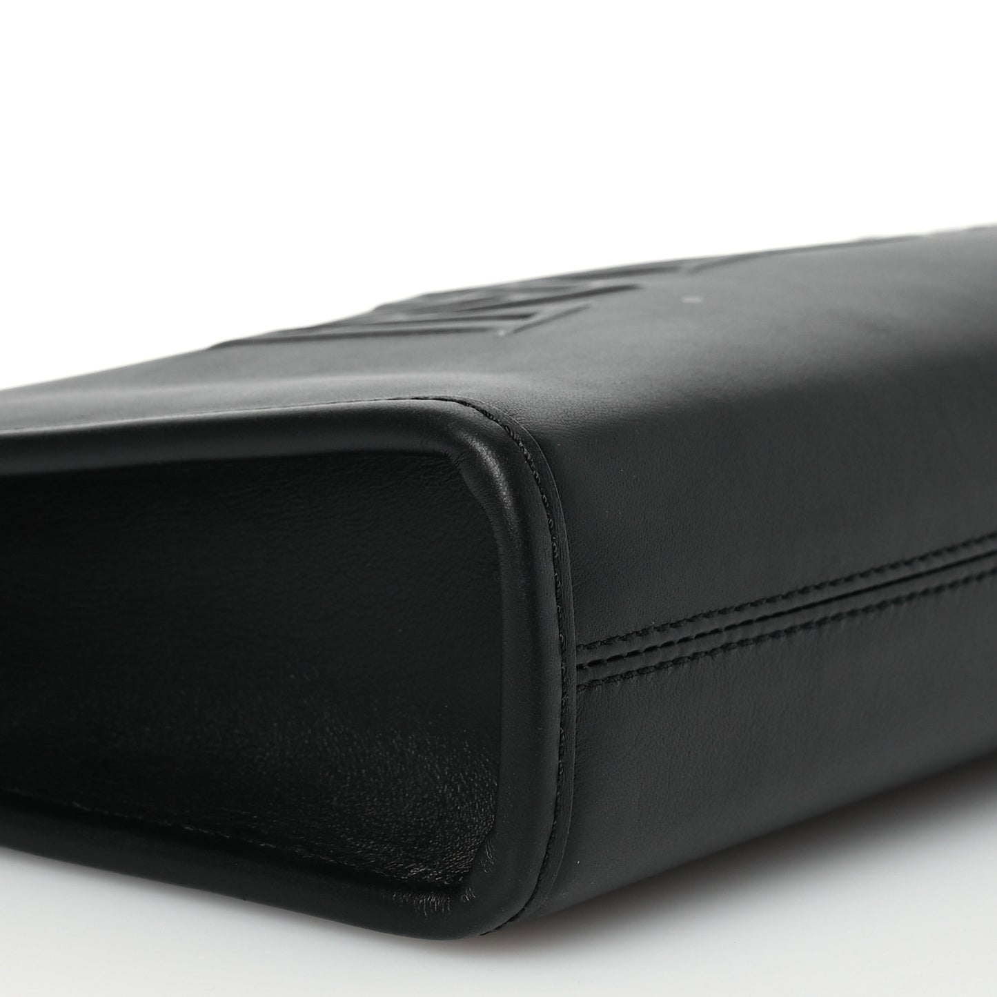Calfskin Aren Clutch Crossbody Black
