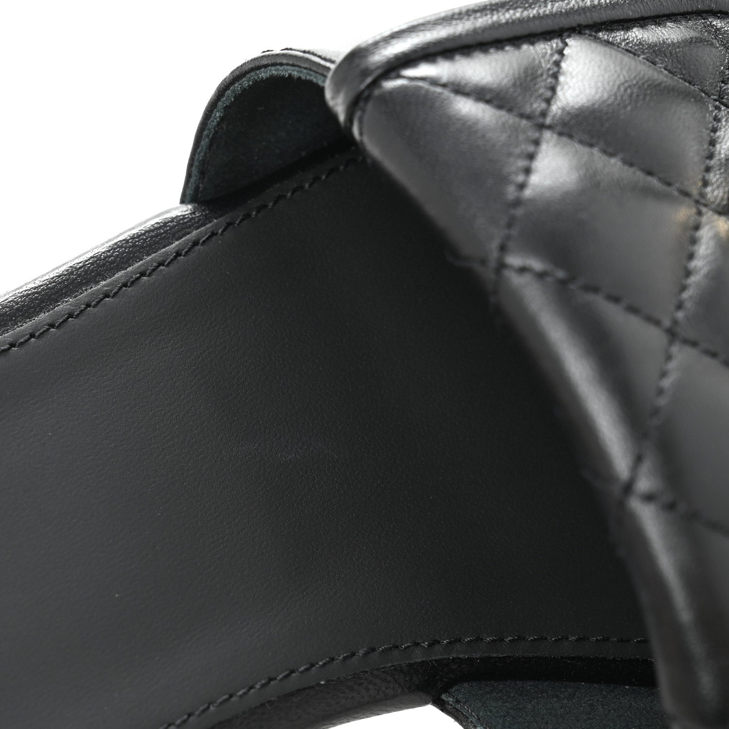 Chanel Lambskin Quilted Turnlock Flat Mules 41 Black 10 of 11