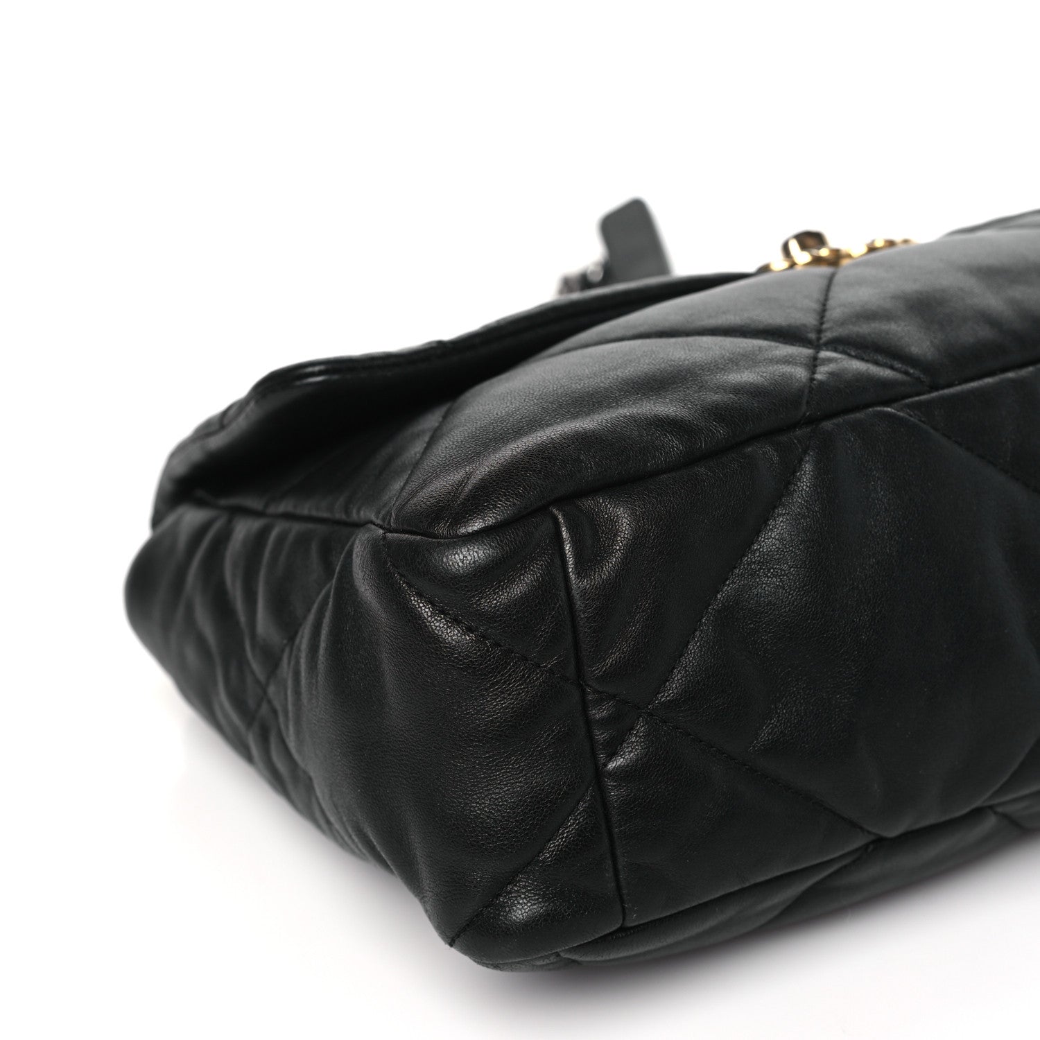 Chanel Lambskin Quilted Large Chanel 19 Flap Black 9 of 12