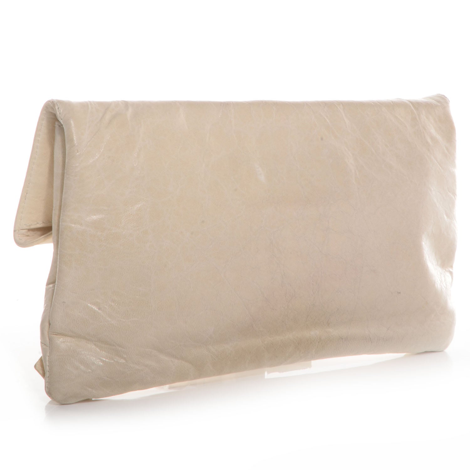 Balenciaga Agneau Giant 21 Silver Hardware Envelope Clutch Praline 3 of 10