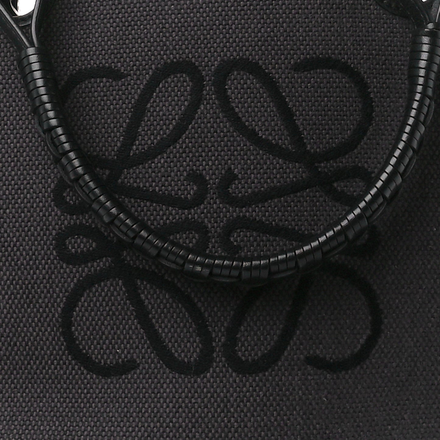 Canvas Calfskin Medium Anagram Tote Anthracite