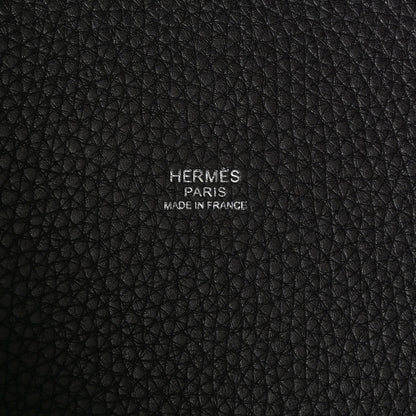 Hermes Taurillon Clemence Picotin Lock 18 PM Raisin 6 of 11